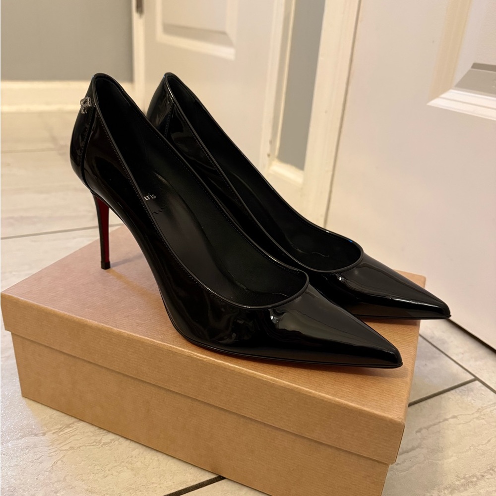 Christian Louboutin Black and Red Heels